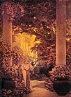 Maxfield Parrish Land of make-believe painting